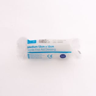 Blue Dot Medium Flow Wrapped Dressing 12cm x 12cm