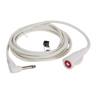 Nurse Call Mono Patient Button (1 Black Ring)