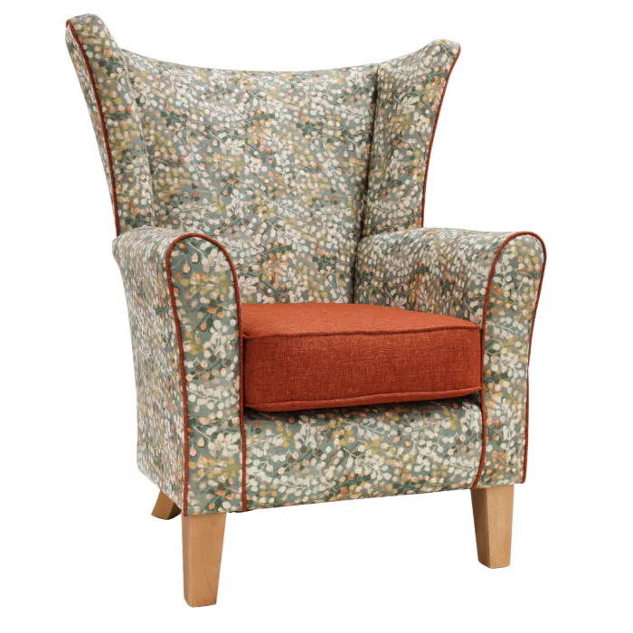 Claremont Blossom Lounge Chair with Wings