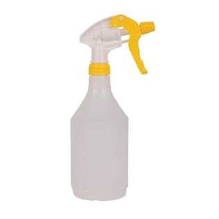 Clear Bottle with Yellow Trigger Spray