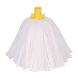 Big White Yellow Top Socket Mop Head
