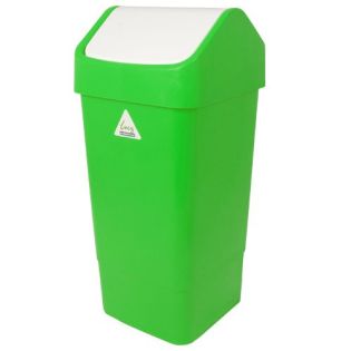 Flip Top Bin 50L: Green