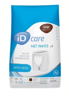 Net Pants With Legs - Large (Brown)