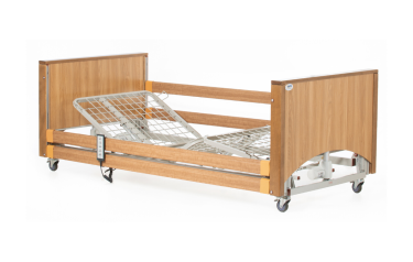 Astro Low 4 Section Profiling Bed With Siderails, Oak
