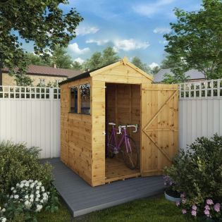 6 x 4 Modular Shiplap Apex Shed