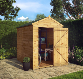 7 x 5 Modular Shiplap Apex - Windowless Shed