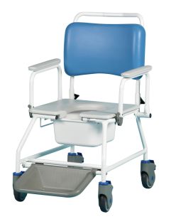 Atlantic Commode and Shower Chair: 3-in-1 Bariatric