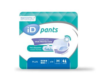 iD Absorbent Pants - Medium (Blue)