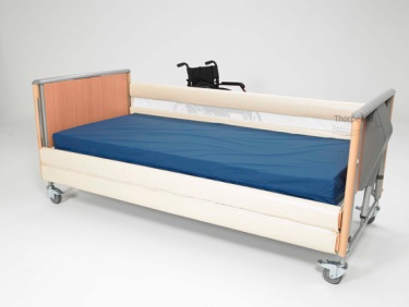 2 Bar 20 cm Extended Bed Rail Bumpers 