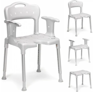 Etac Swift Adjustable Shower Chair Grey