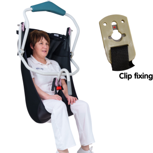High Easy Sling in Superfine Plus, Small Clip Fixing