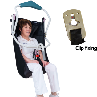 High Easy Toileting Sling: Clip Fixings