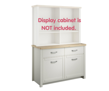 Darton Cupboard/Cabinet - Large Sideboard in Mountain Oak & Cashmere