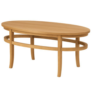 Premium Low Coffee Table Oval