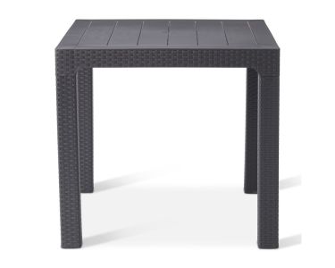 San Francisco 900 x 900mm Table - Anthracite, 4 Seater