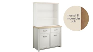 Darton Cupboard/Cabinet - Small Sideboard in Mountain Oak & Mussel
