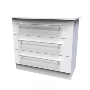 Europa Urban 3 Drawer Chest White