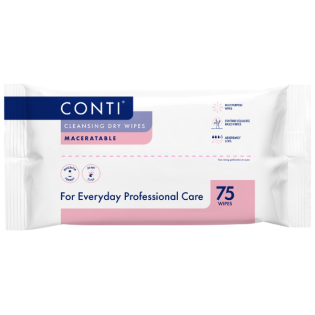 Cleansing Dry Wipes Maceratable 