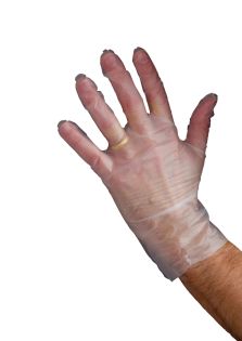 Poly Synthetic Gloves Large