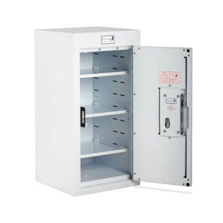 Drug and Medicine Cabinet (no light) 600 x 300 x 900mm 4 shelves, Alarm, RH Hinge