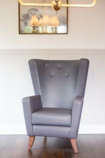 Artbourne Diamond Slate High Back Chair