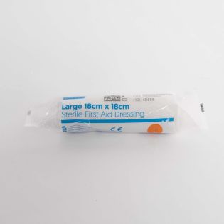 Large 18cm X 18cm Sterile First Aid Dressing