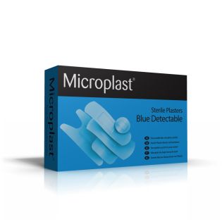 Large Blue Detectable Plasters