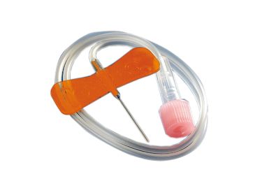 Surflo Winged Infusion Set 25G X + Orange