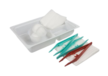 Basic Dressing Pack With Forceps