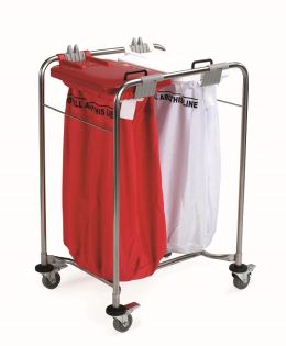 2 Bag Laundry Cart