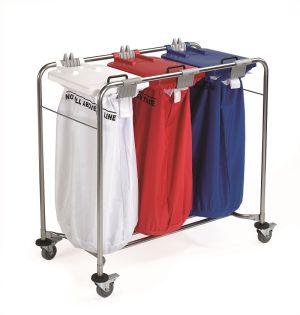 3 Bag Laundry Cart