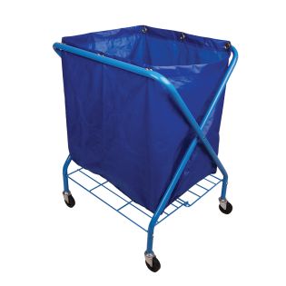Large Laundry Trolley & Bag : Blue