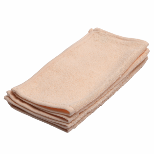 Luxury Knitted Face Cloth - Peach