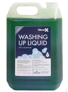 GleemX Washing Up Liquid 20%: 5L