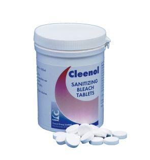 Sanitizing Bleach Tablets: 180 per tub