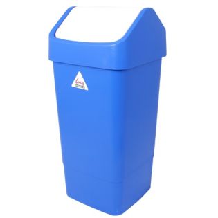 Flip Top Bin 50L: Blue