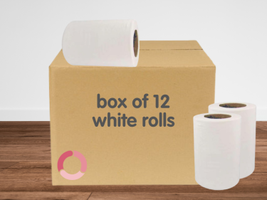 Mini Centre Feed Rolls - 2 Ply White