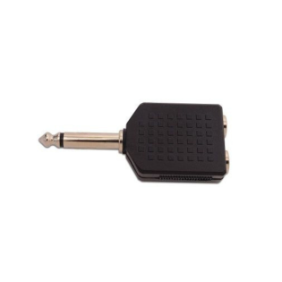 Mono Jack Plug for Nurse Call Mat (1 Black Ring)