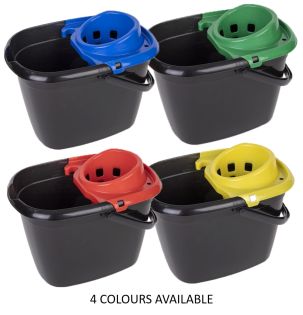 Mop Bucket With Wringer: 14L