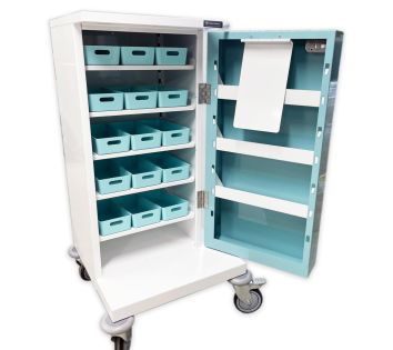 Drug Trolley with 15 Patient Trays