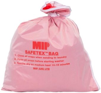 Safetex Self Opening Laundry Bag: Red