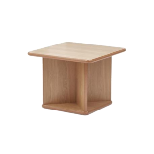 Samson Cruiciform Square Coffee Table in Lissa Oak 