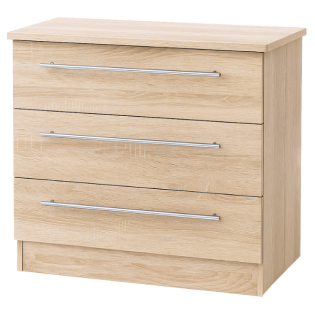 Urban 3 Drawer Wide Chest in Bardolino