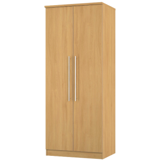 Europa Urban 2 Door Wardrobe: Modern Oak