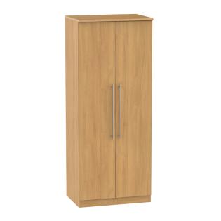 Europa Urban 2 Door Wardrobe: Modern Oak
