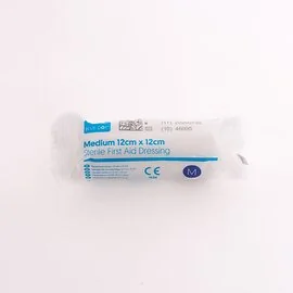 Blue Dot Medium Flow Wrapped Dressing 12cm x 12cm