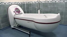 Cocoon Ergo variable height bath with digital (Rada sense) mixer Specify Right Or Left Hand Fit