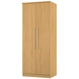 Europa Urban 2 Door Wardrobe: Modern Oak