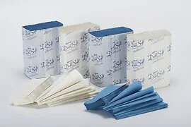 Blue Z-Fold Hand Towel