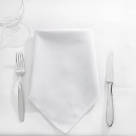 16 X 16" 100% Polyester Napkin - White